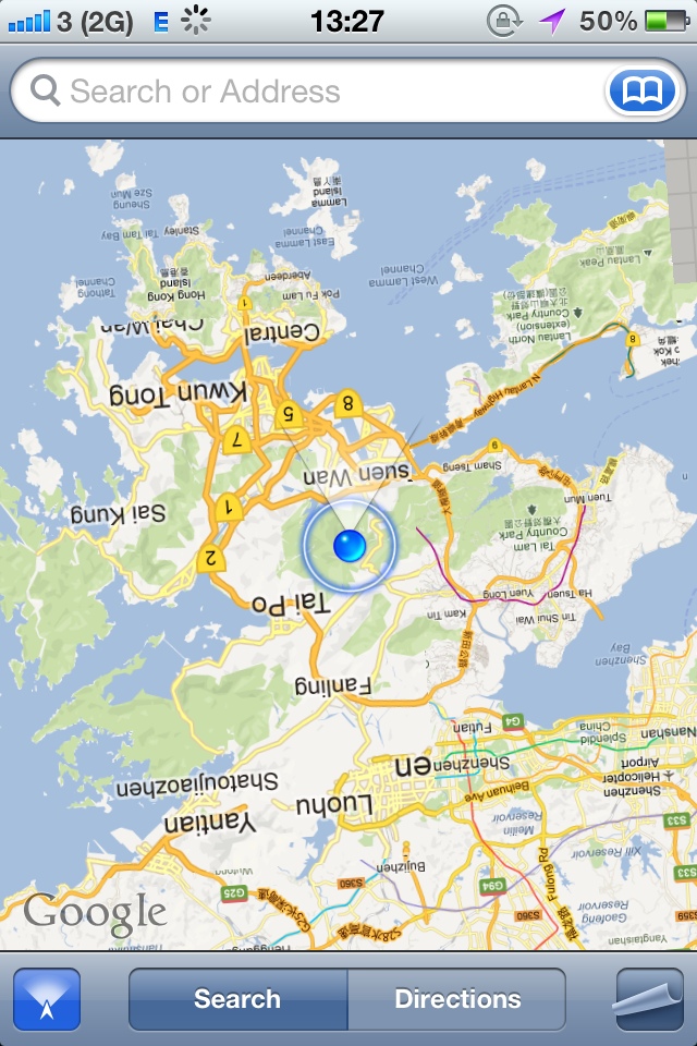 Where we are on the Tai Mo Shan
